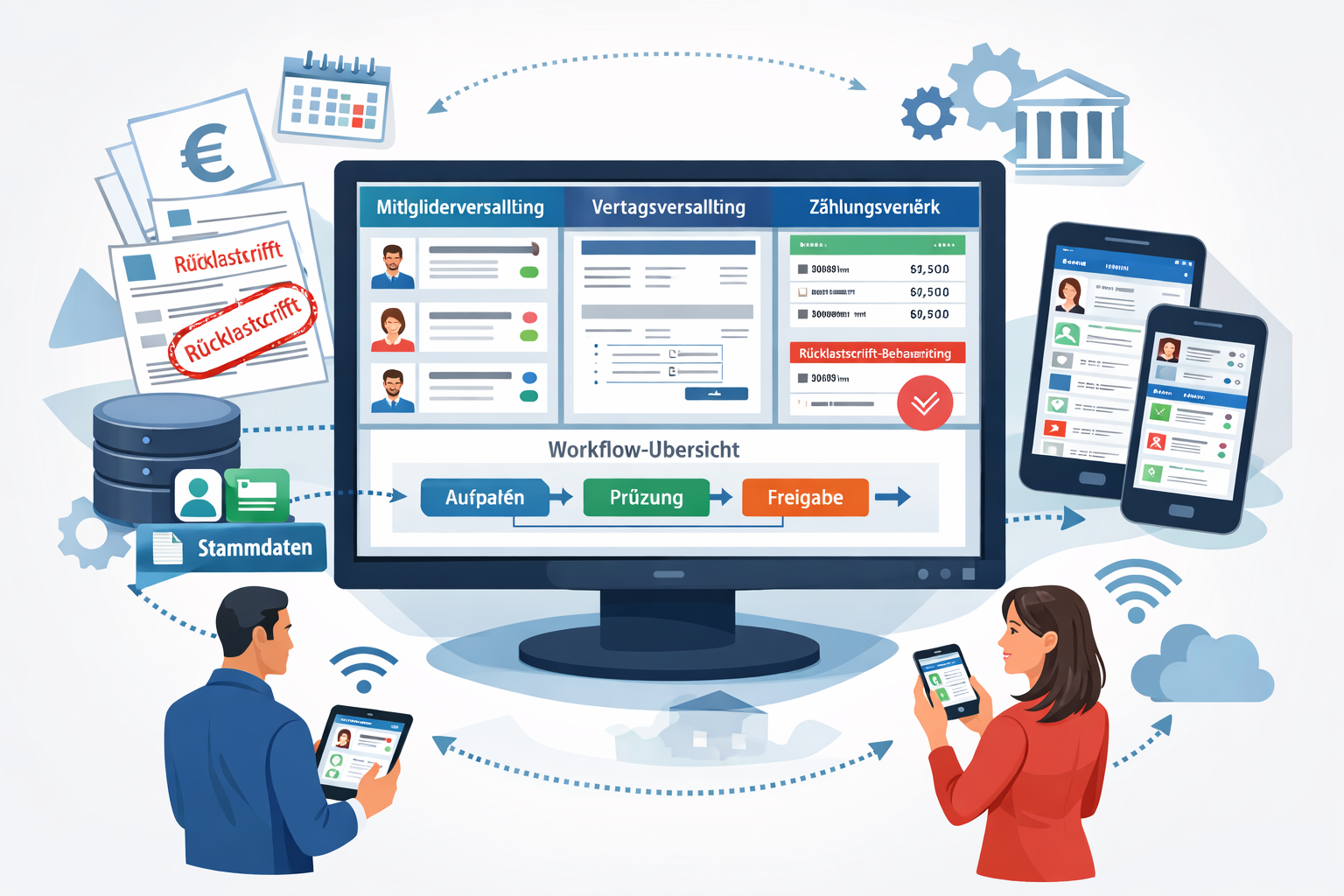 ai generated image that shows an online portal